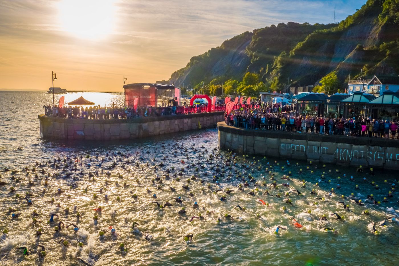 Swim Start Ocean Lava Mumbles Wales